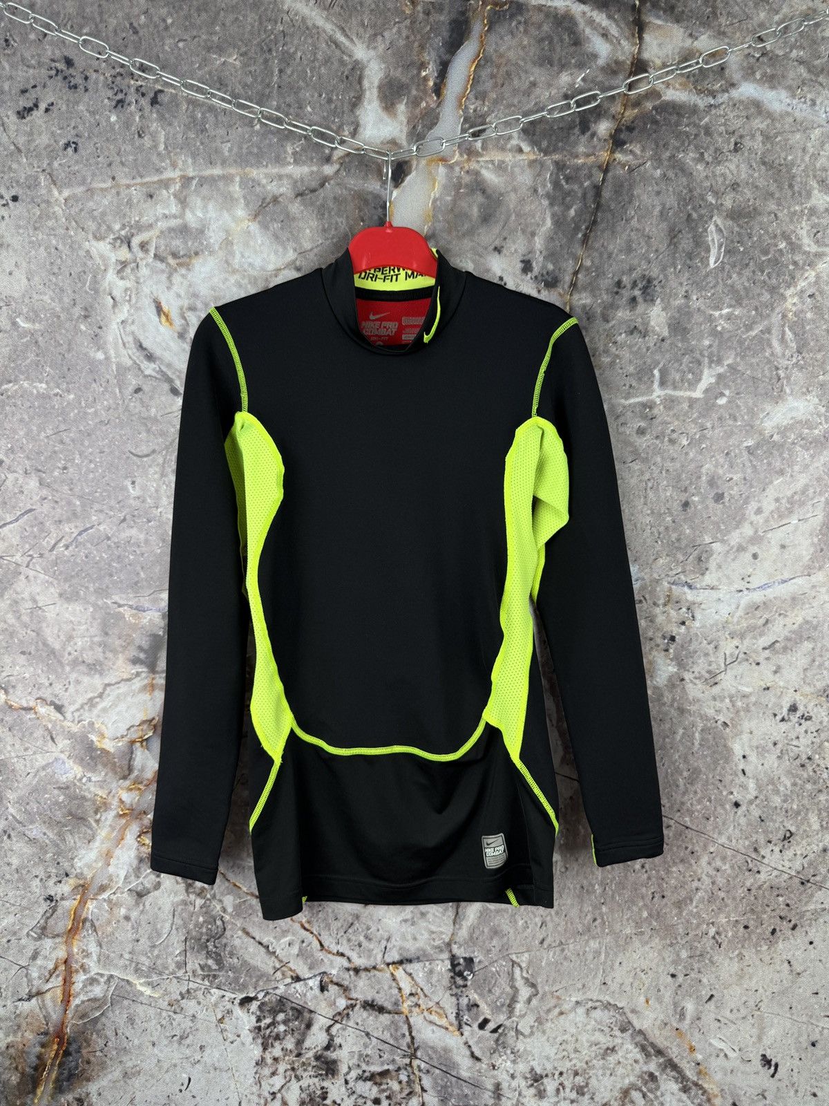 Nike Nike Pro Combat Dri - Fit Compression Long Sleeve Shirt Size US S / EU 44-46 / 1 - 1 Thumbnail