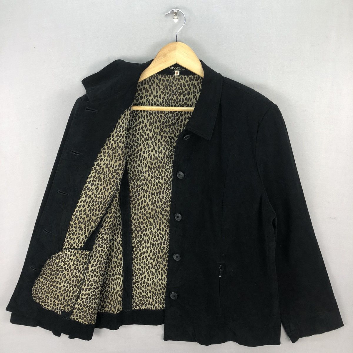 Japanese Brand Japanese Brand Missel Leopard Print Lining Button Up Jacket Size M / US 6-8 / IT 42-44 - 5 Thumbnail