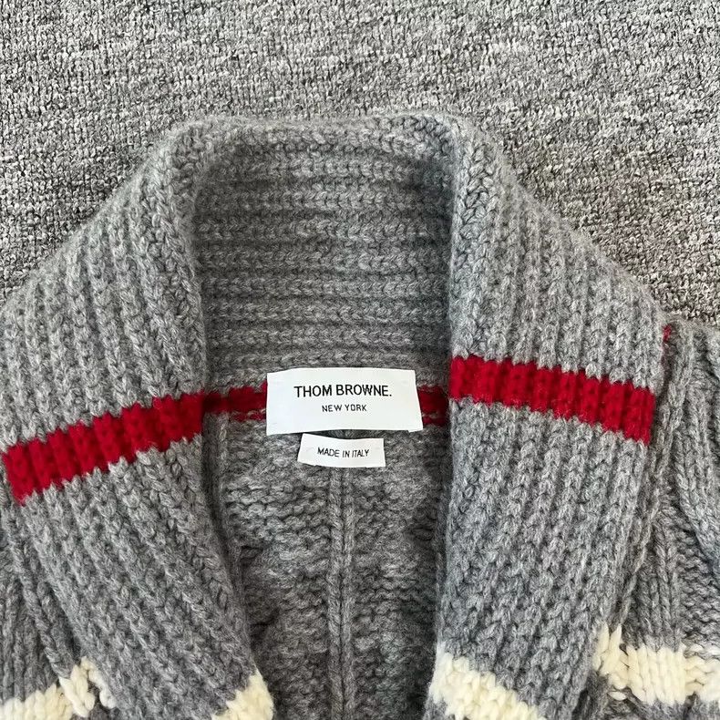 Thom Browne Thom Browne A wool knit cardigan Size US M / EU 48-50 / 2 - 5 Thumbnail