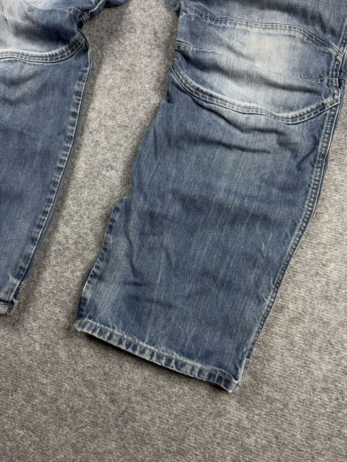 G-Star × Japanese Brand Vintage Pants G Star Raw Y2K Denim Flared Baggy Japan Style Size US 38 / EU 54 - 2 Thumbnail