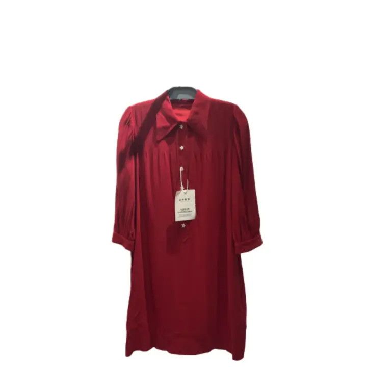 Miu Miu Miu Miu Star Button Dress in Red 0079 Size S / US 4 / IT 40 - 1 Thumbnail