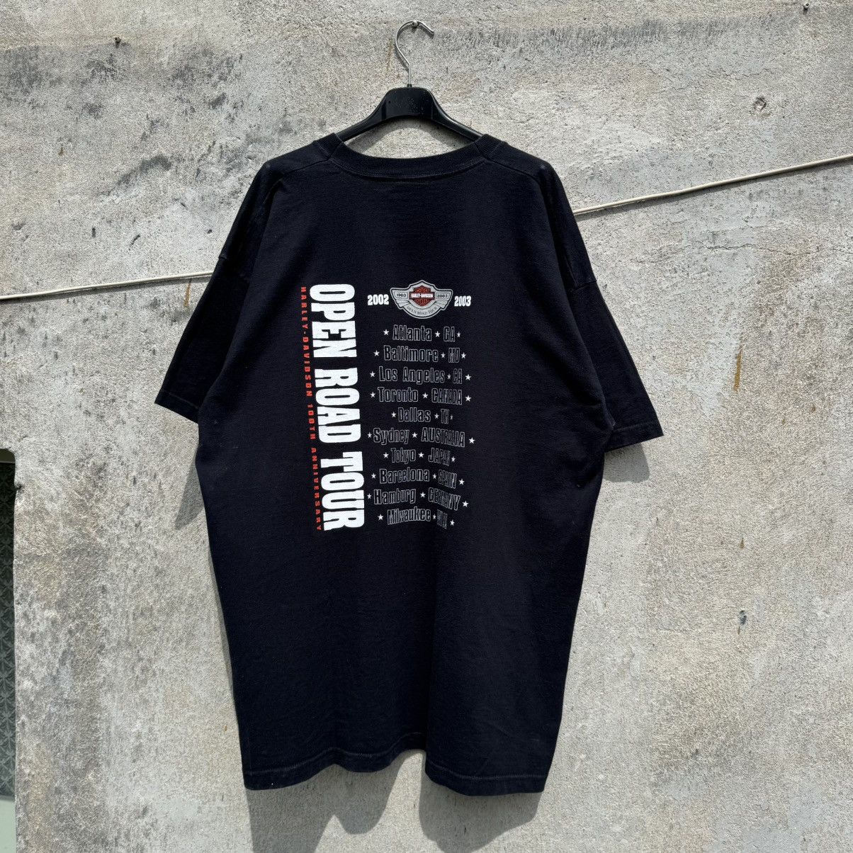 Harley Davidson Vintage 2003 Harley Davidson 100th Anniversary World Tour Size US XXL / EU 58 / 5 - 1 Thumbnail