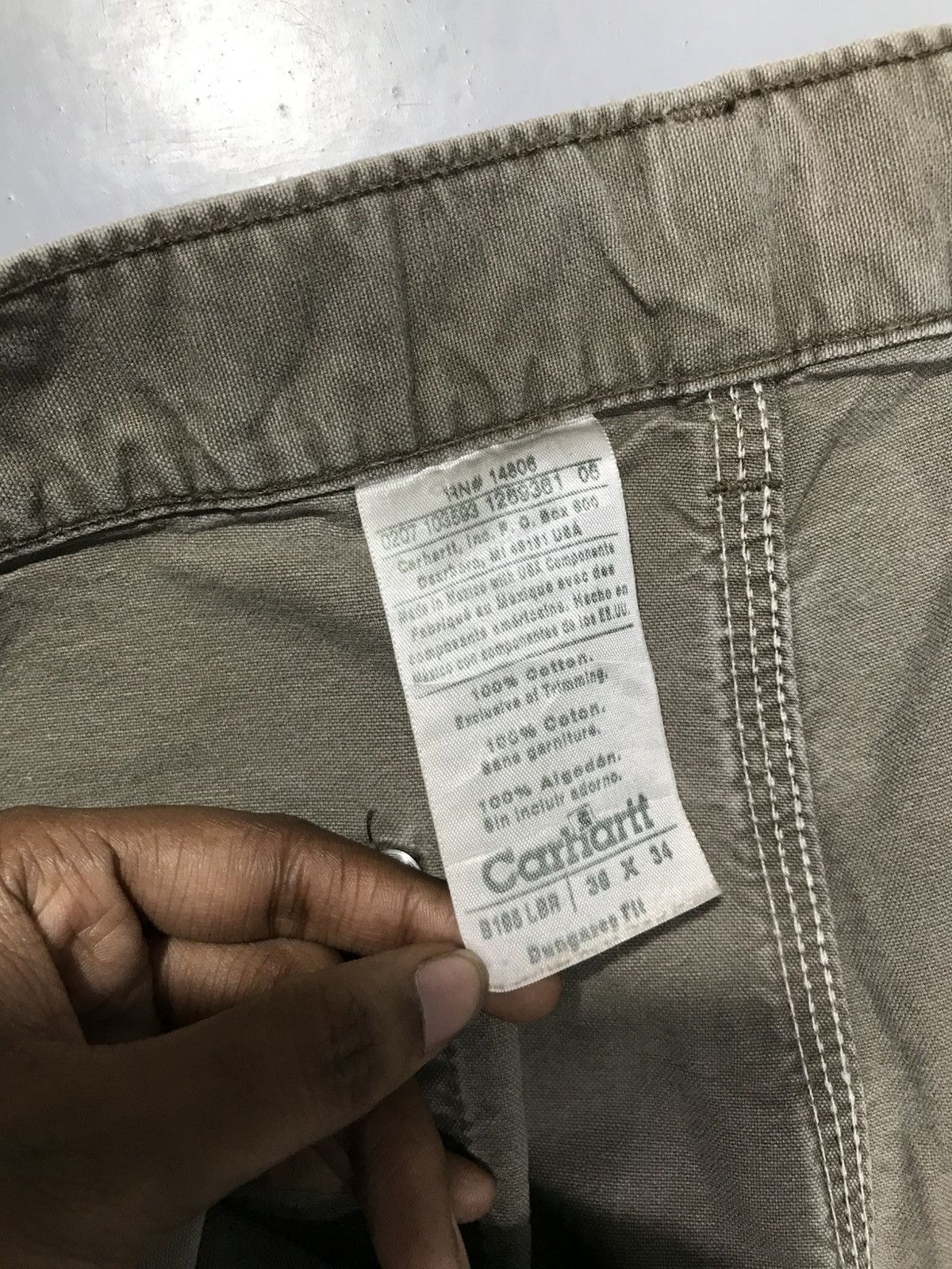 Carhartt Vintage carhartt B195 LBR double knee denim Size US 36 / EU 52 - 6 Thumbnail