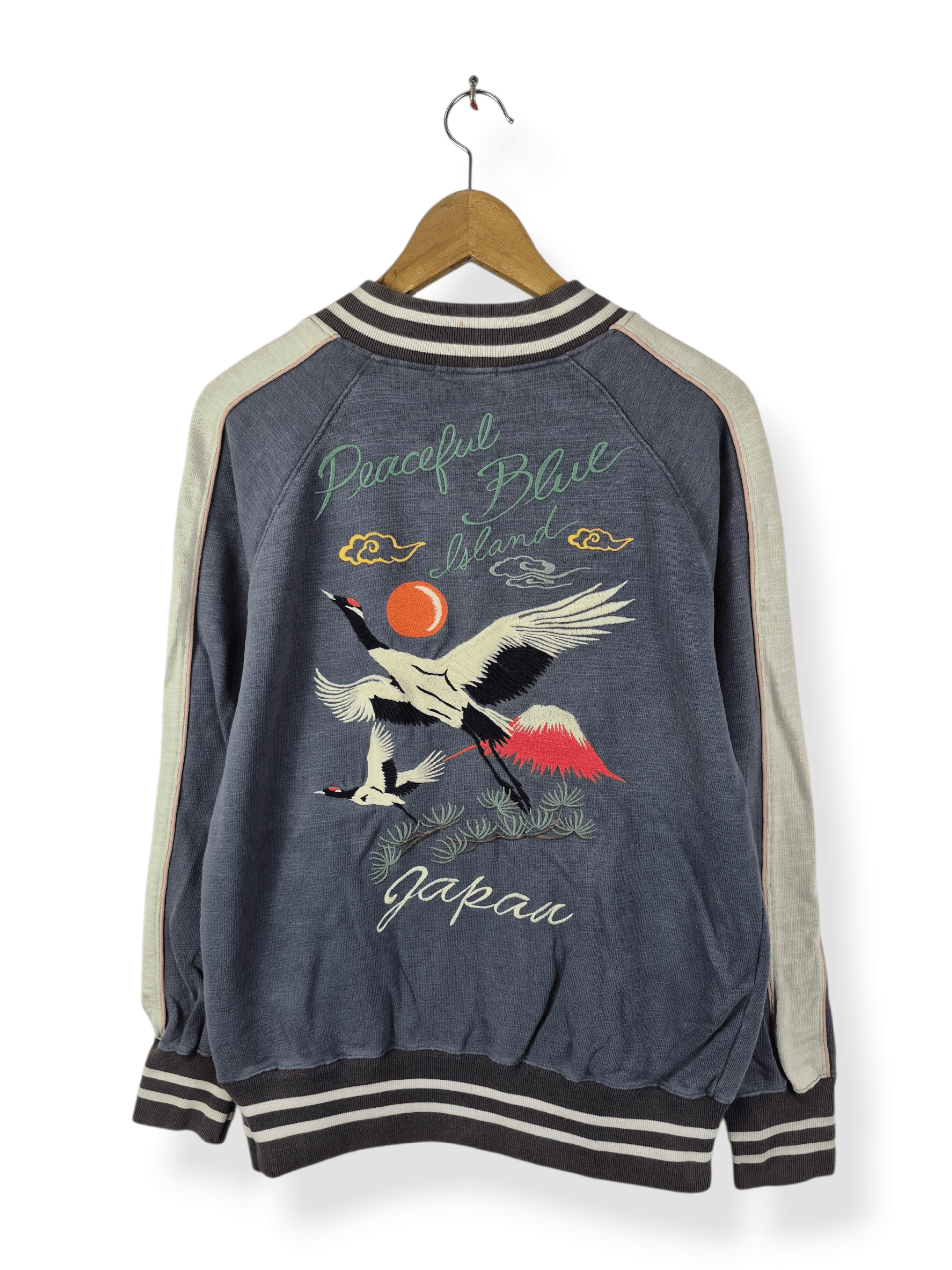 Japanese Brand 🔥 Kriff Mayer Japan Sweater Jacket Sukajan Embroided Size US M / EU 48-50 / 2 - 1 Thumbnail