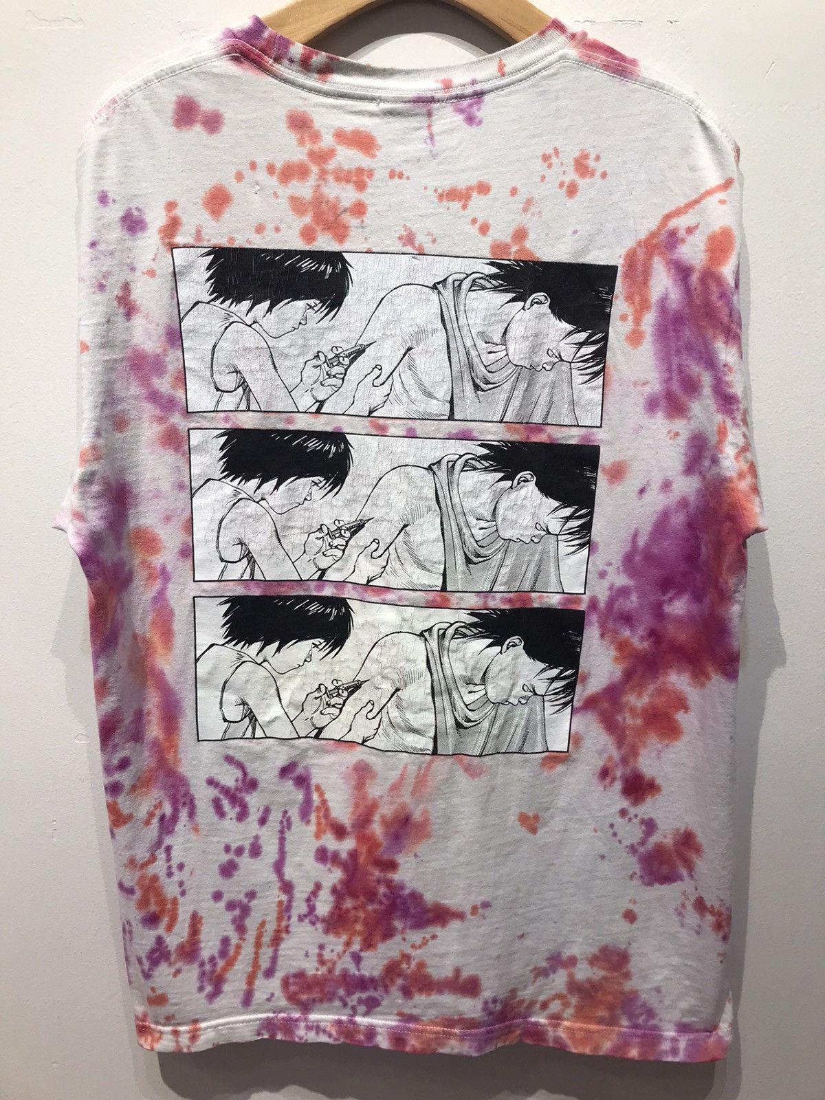 image of Anima x Movie Fw17 Supreme Akira Syringe Tetsuo Japan Anime Movie Promo in Tie Dye (Size Large)