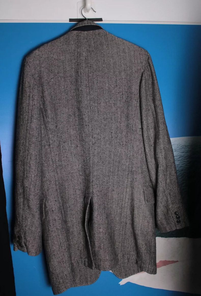 Yohji Yamamoto Yohji Yamamoto 11aw fishbone jacket 2505-Nextarrow Size US L / EU 52-54 / 3 - 3 Thumbnail