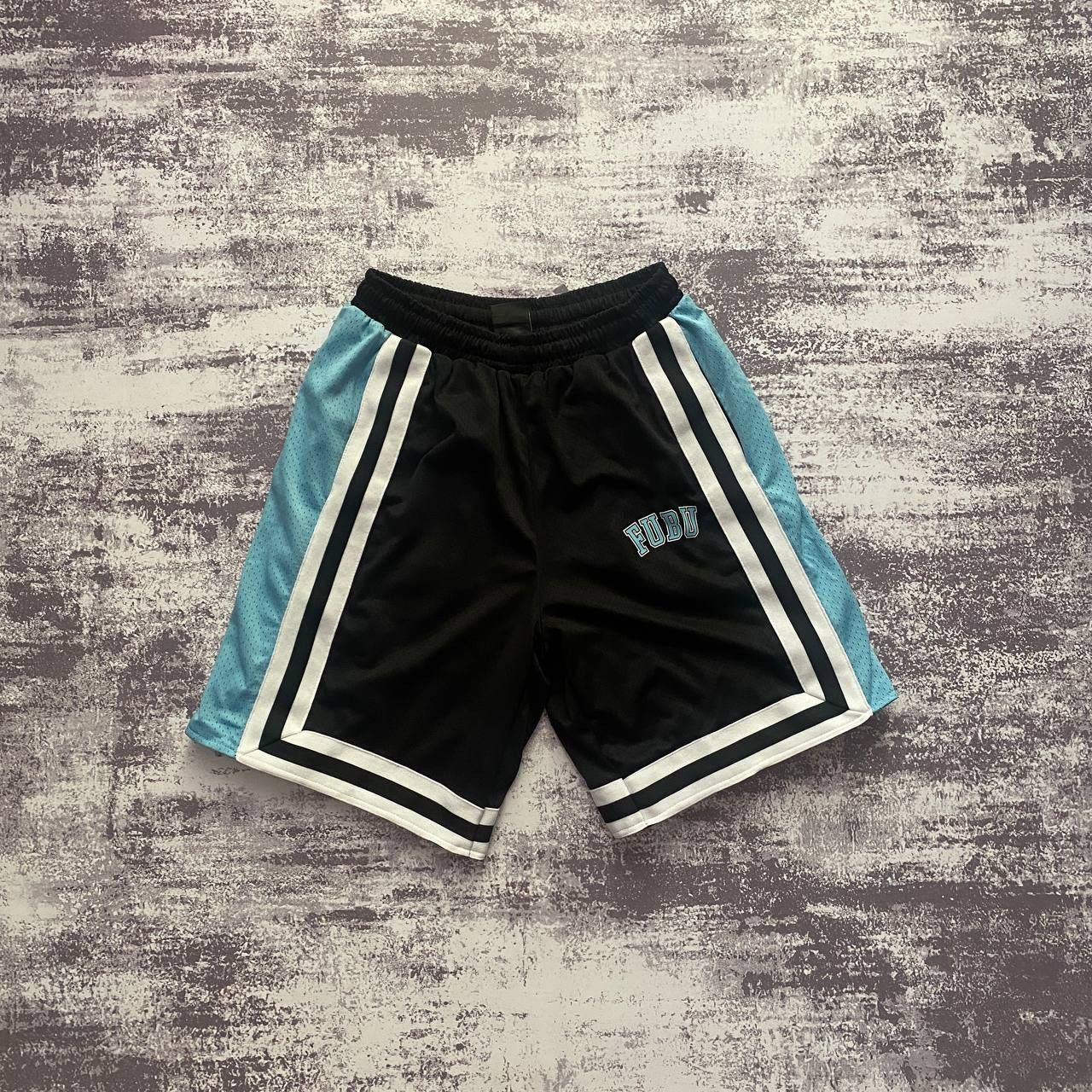 Fubu Crazy Vintage Y2k Baggy Embroidered Logo Shorts Size US 32 / EU 48 - 1 Thumbnail