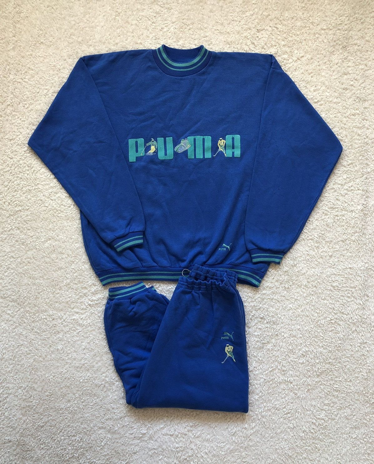 Puma × Vintage Set Puma Vintage 90’s Olympic Winter Sport Size US L / EU 52-54 / 3 - 1 Thumbnail