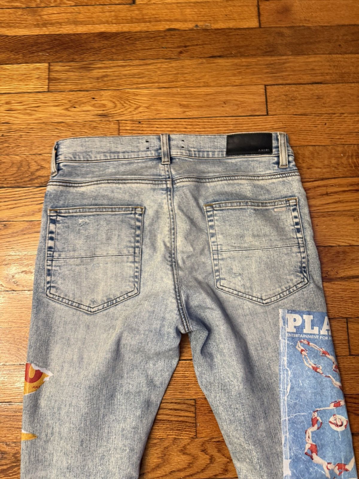 Amiri Amiri Playboi Blue Mx1 Jeans Size 31 Size US 31 - 7 Thumbnail