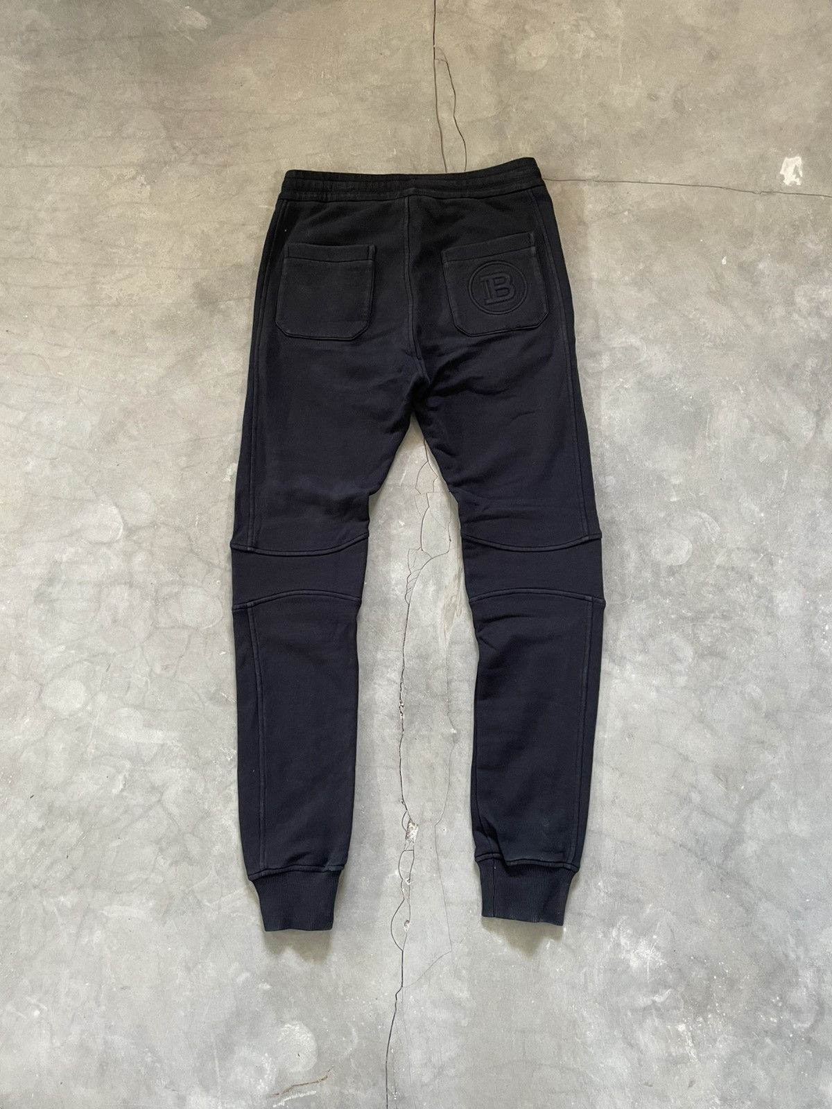 Balmain Balmain Biker Embossed Sweatpants Black Size US 30 / EU 46 - 2 Thumbnail