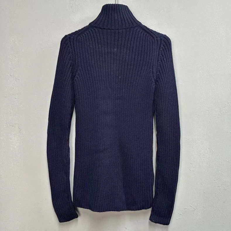 Prada Prada Stand-up collar and vertical pattern knitted jacket 2 Size US XS / EU 42 / 0 - 2 Thumbnail