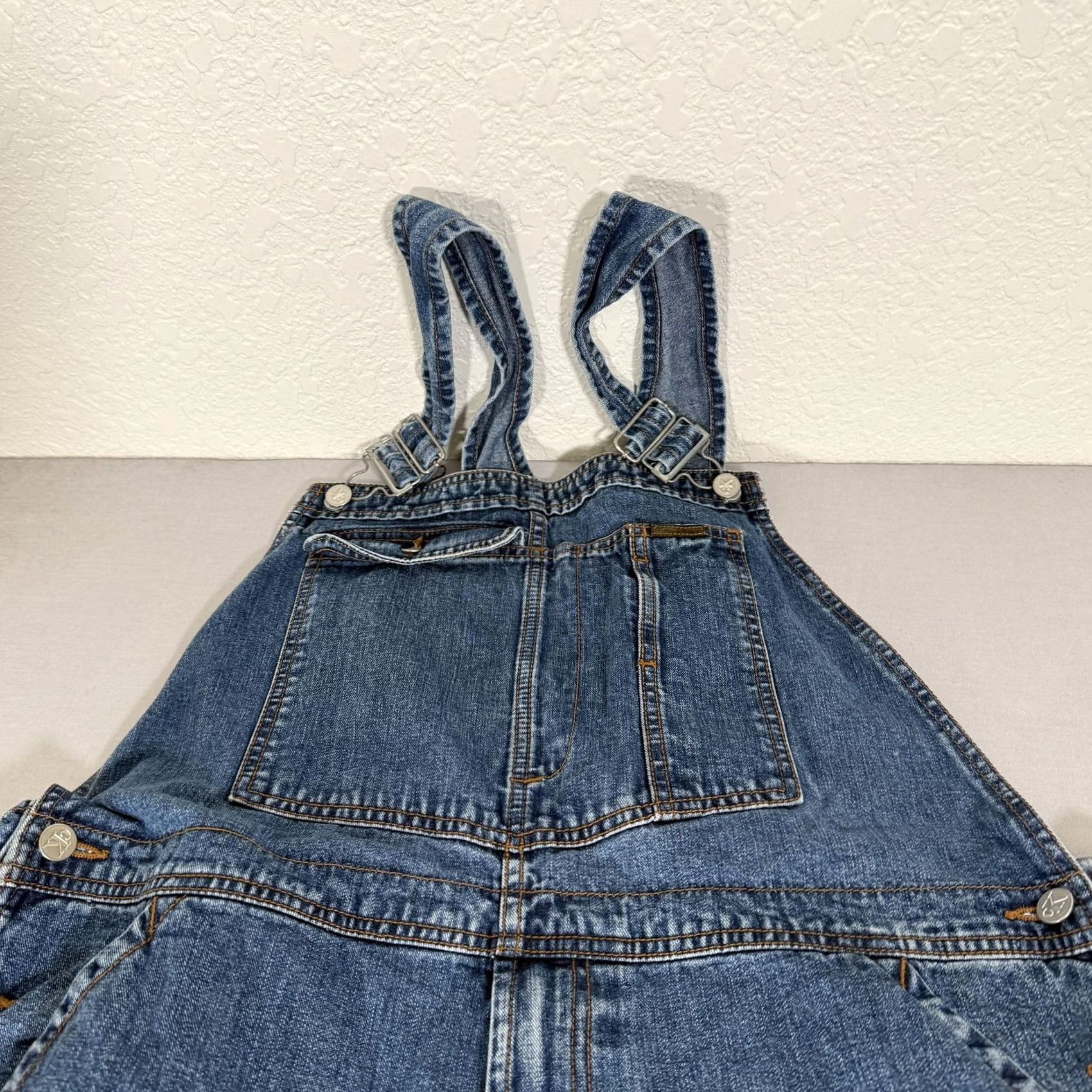Calvin Klein VINTAGE Calvin Klein Jeans Overalls Mens XL Blue Denim Bib Carpenter Pants 90s Size US 36 / EU 52 - 3 Thumbnail