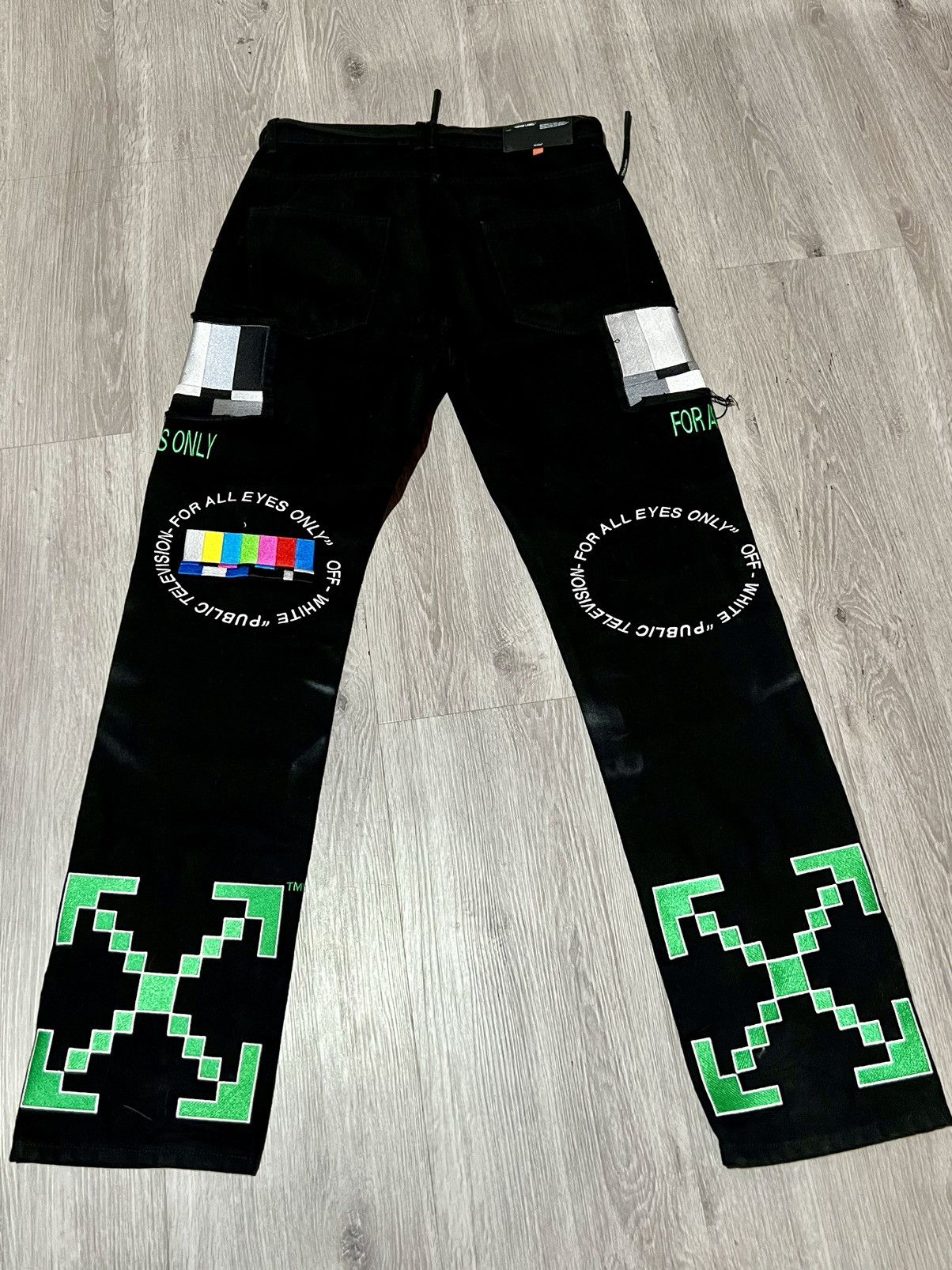 Ev Bravado × Off-White Off white bravado embroidered denim Size US 32 / EU 48 - 2 Thumbnail