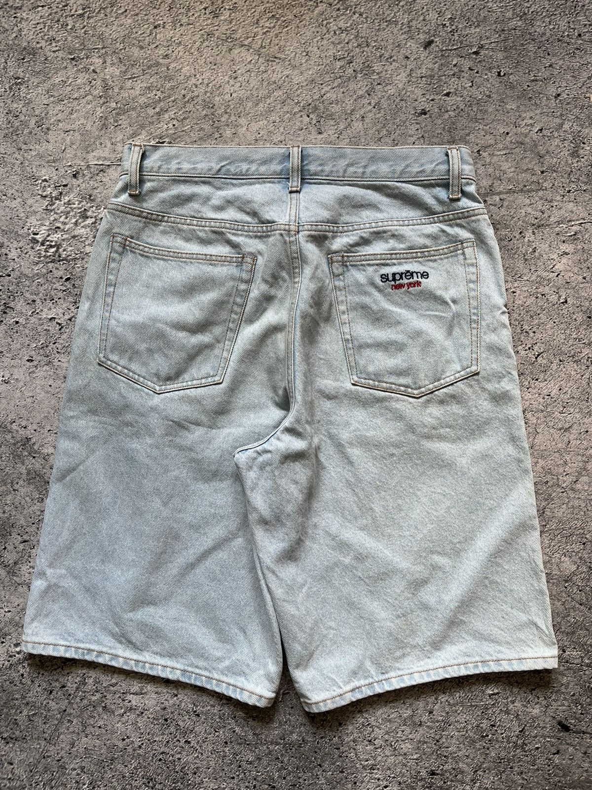 【Supreme】 Baggy Denim Short Bleached - 25SS Supreme Baggy Denim Short (SS25) Bleached Men's - SS25 - US