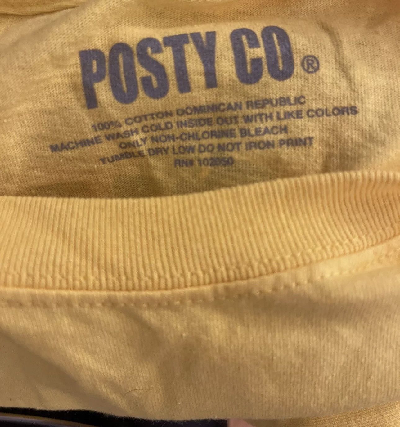Rap Tees Post Malone Japan Pop-up Exclusive Yellow T-shirt size Large Size US L / EU 52-54 / 3 - 6 Thumbnail