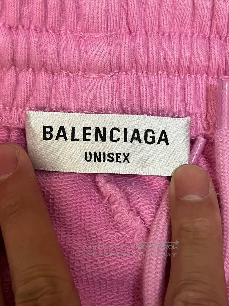 Balenciaga Balenciaga size S Solid Color Casual Drawstring Sports Swe Size 23" - 2 Thumbnail