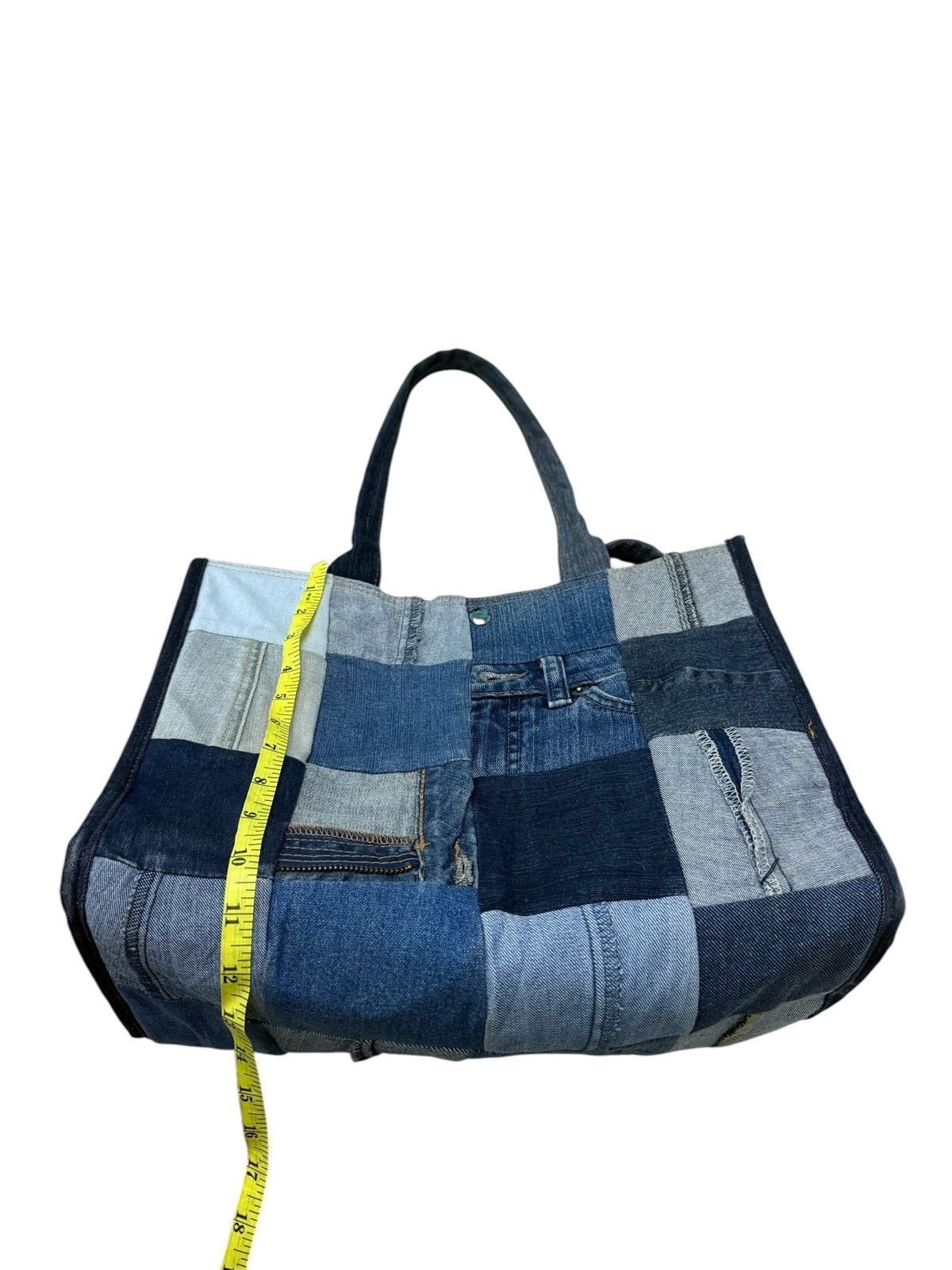 Other DENIM CUSTOM PATCHWORK TOTE BAG Size ONE SIZE - 13 Thumbnail