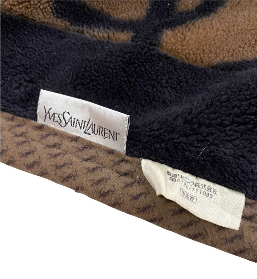 Vintage × Yves Saint Laurent Vintage Yves Saints Lauren blanket Size ONE SIZE - 4 Thumbnail