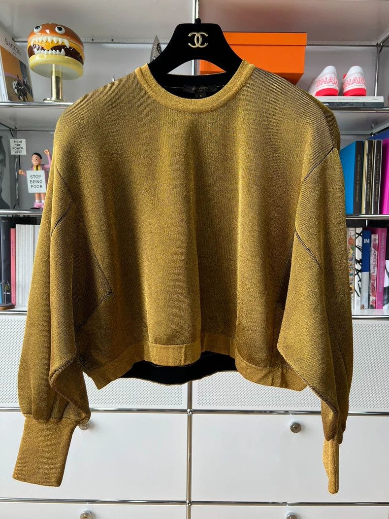 Louis Vuitton Louis Vuitton Gold Knitwear sweater 2502-Nextarrow Size US S / EU 44-46 / 1 - 2 Thumbnail