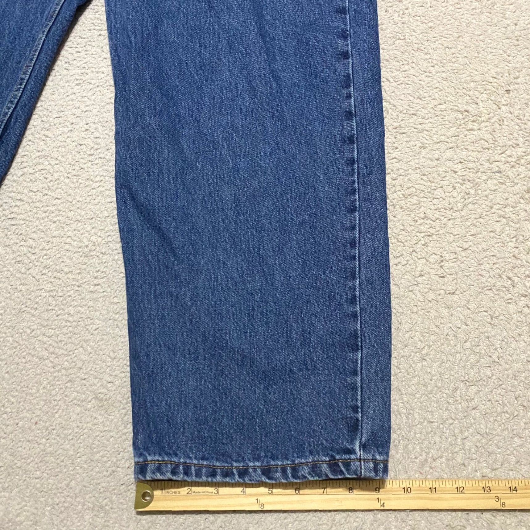 Levi's Levi's 550 Jeans Mens 48x30 Blue Denim Straight Leg Medium Wash Relaxed Fit Jeans 550 Mens Levi's Straight 550 Blue Denim Regular 5-Pocket Mens Size US 32 / EU 48 - 5 Thumbnail
