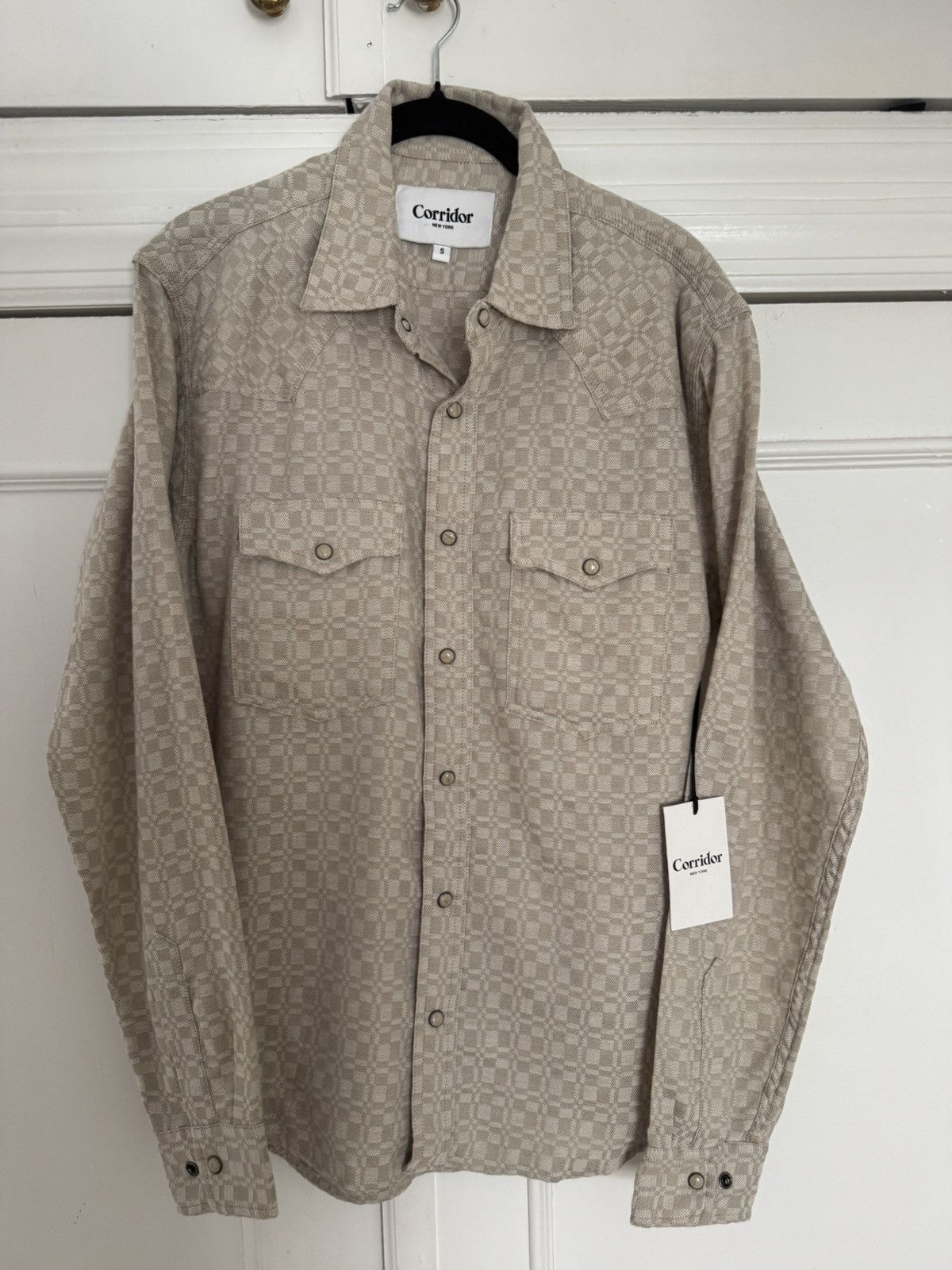 Corridor Corridor Overshot Western Snap Shirt Natural Small Size US S / EU 44-46 / 1 - 1 Thumbnail