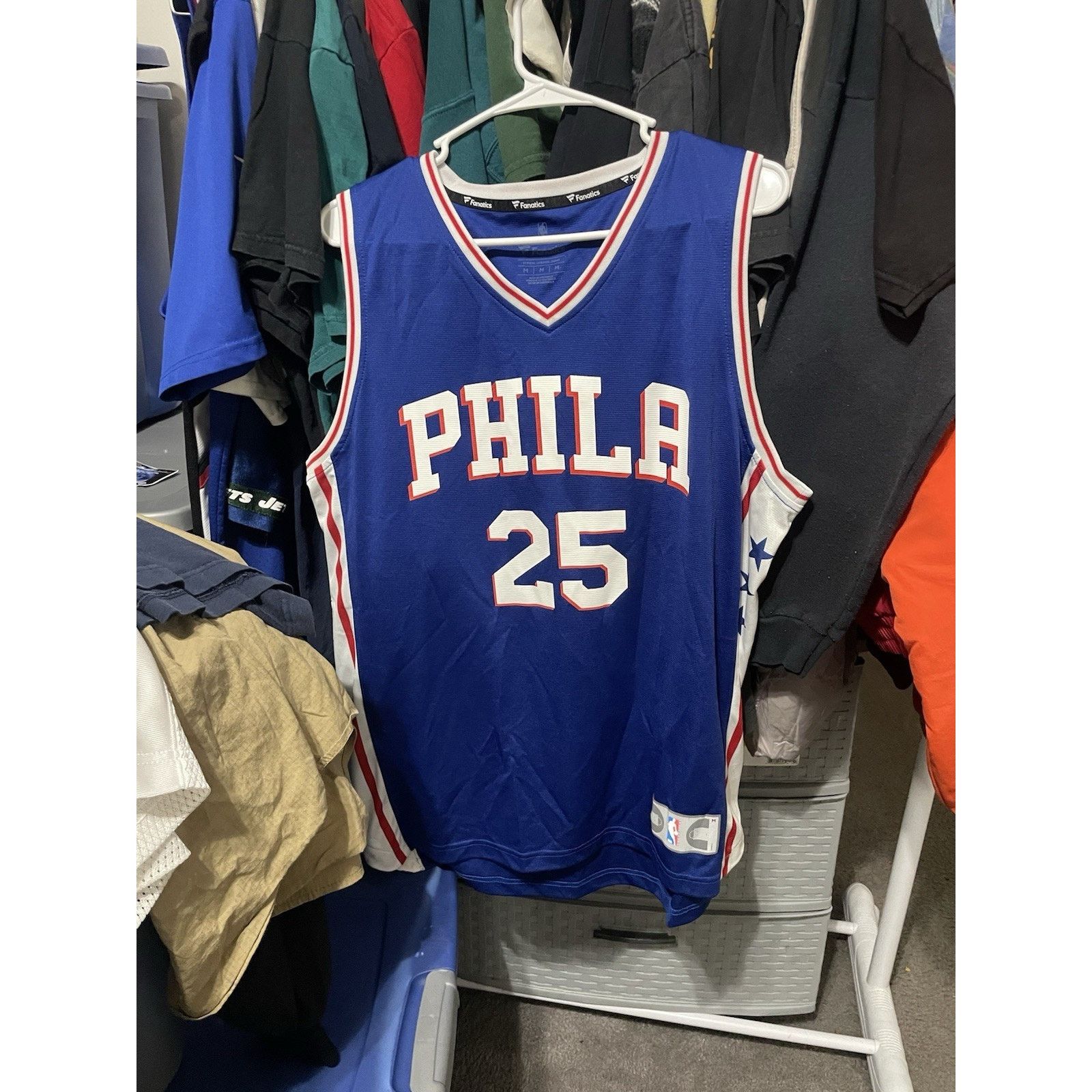 Nike Size Medium-Ben Simmons #25 76ers Men's Jersey Blue Fanatics Size US M / EU 48-50 / 2 - 1 Thumbnail