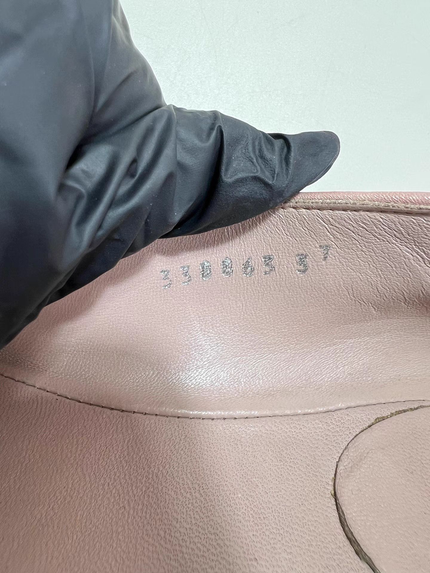 Gucci GUCCI Pink GG Logo Flat Shoes Size US 7 / IT 37 - 7 Thumbnail