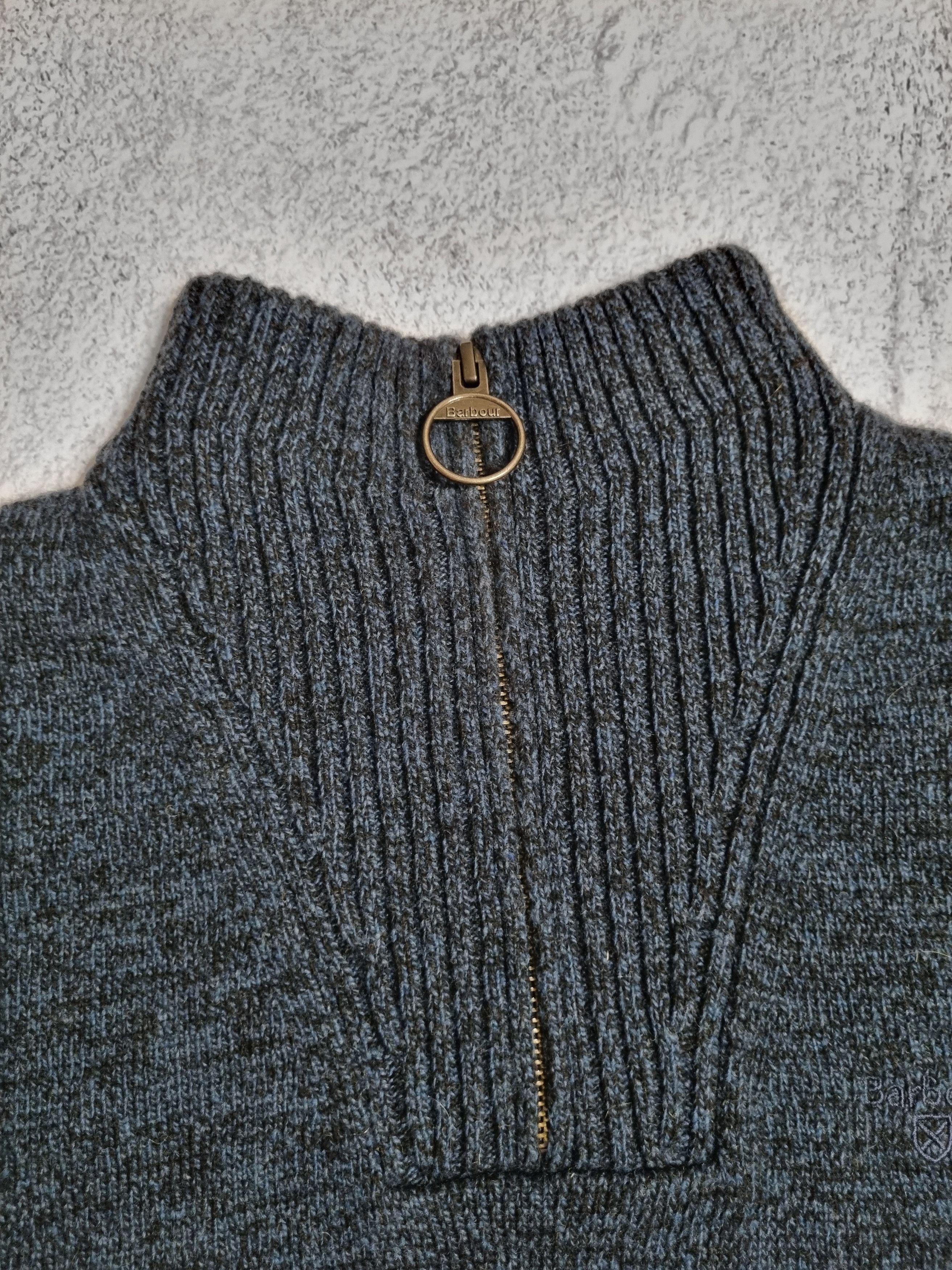 Barbour × Designer Barbour Wool Knit 1/3 Sweater Size US XL / EU 56 / 4 - 4 Thumbnail