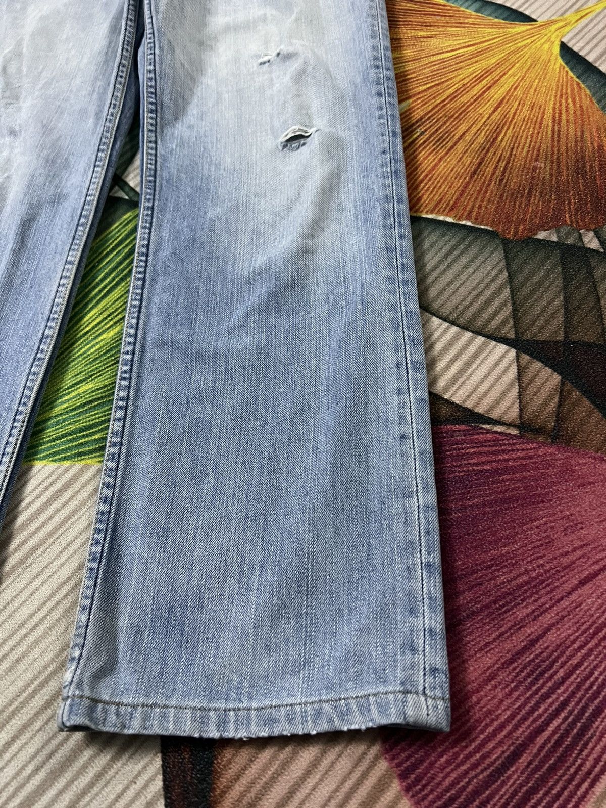 Levi's 💥Vintage Levis 533 Light Wash Distress Jean Size US 30 / EU 46 - 5 Thumbnail