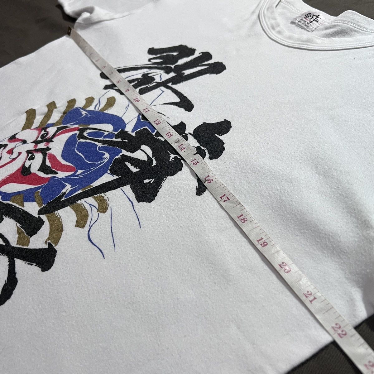 Japanese Brand Vintage Kabuki Samurai Japanese Art Graphic Tee Size US L / EU 52-54 / 3 - 6 Thumbnail
