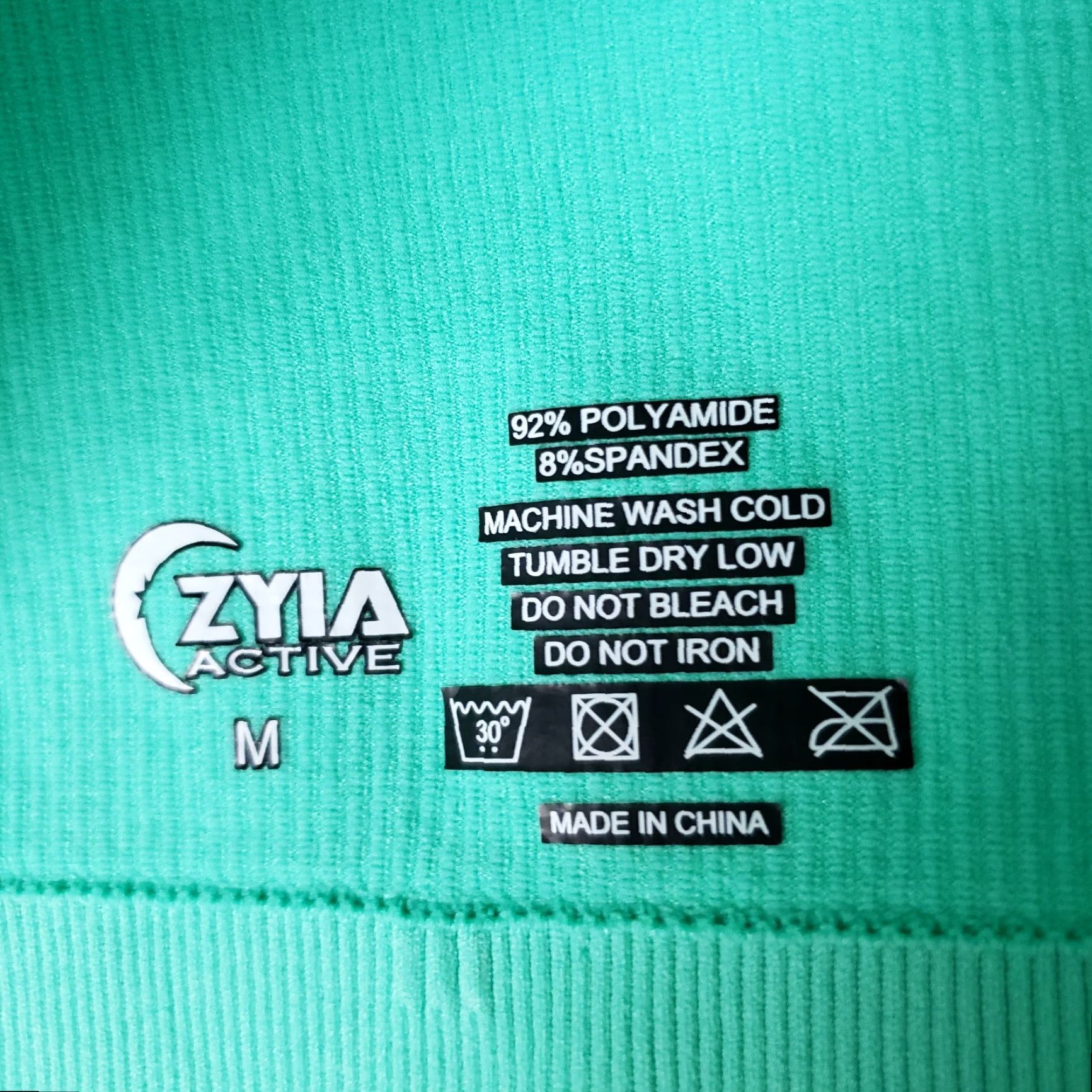 Vintage Zyia Hoodie Womens Perforated Sz M Green Mint Long Sleeve Pullover Activewear Size M / US 6-8 / IT 42-44 - 6 Thumbnail