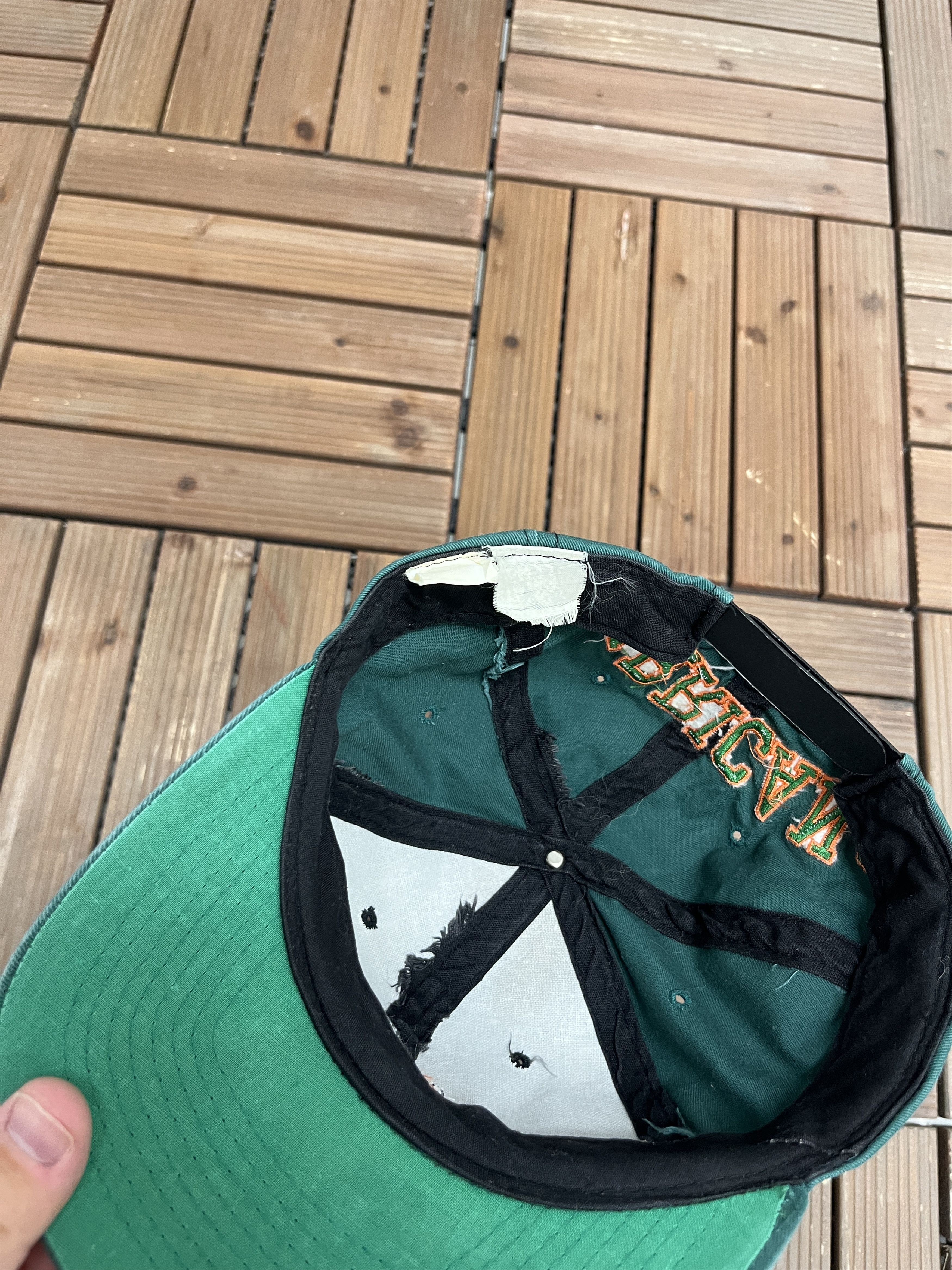 Vintage Miami Hurricanes Vintage Snap Back Hat Cap Size ONE SIZE - 6 Thumbnail