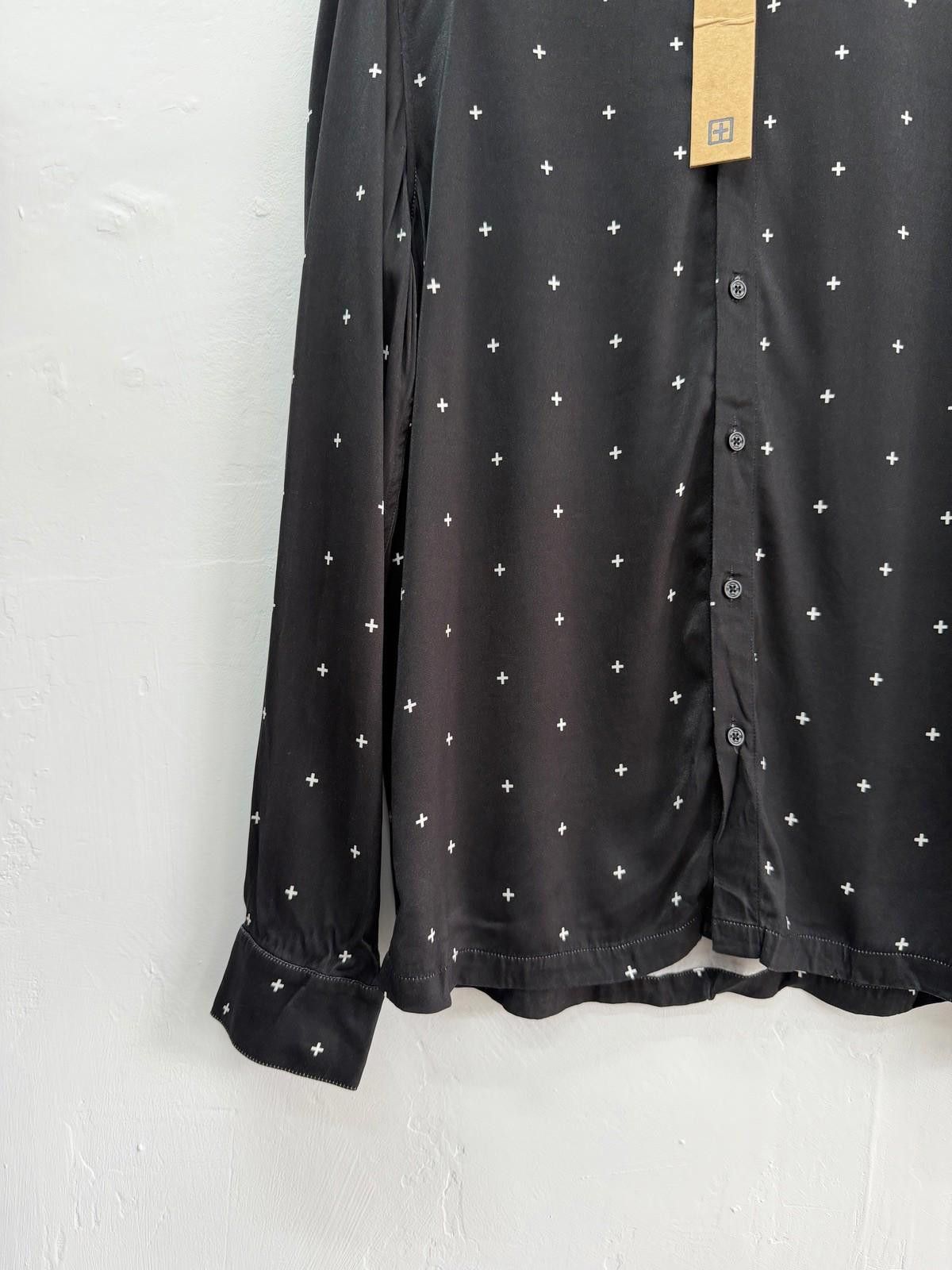 Ksubi new ksubi medium m long sleeve resort shirt cross black Size US M / EU 48-50 / 2 - 3 Thumbnail