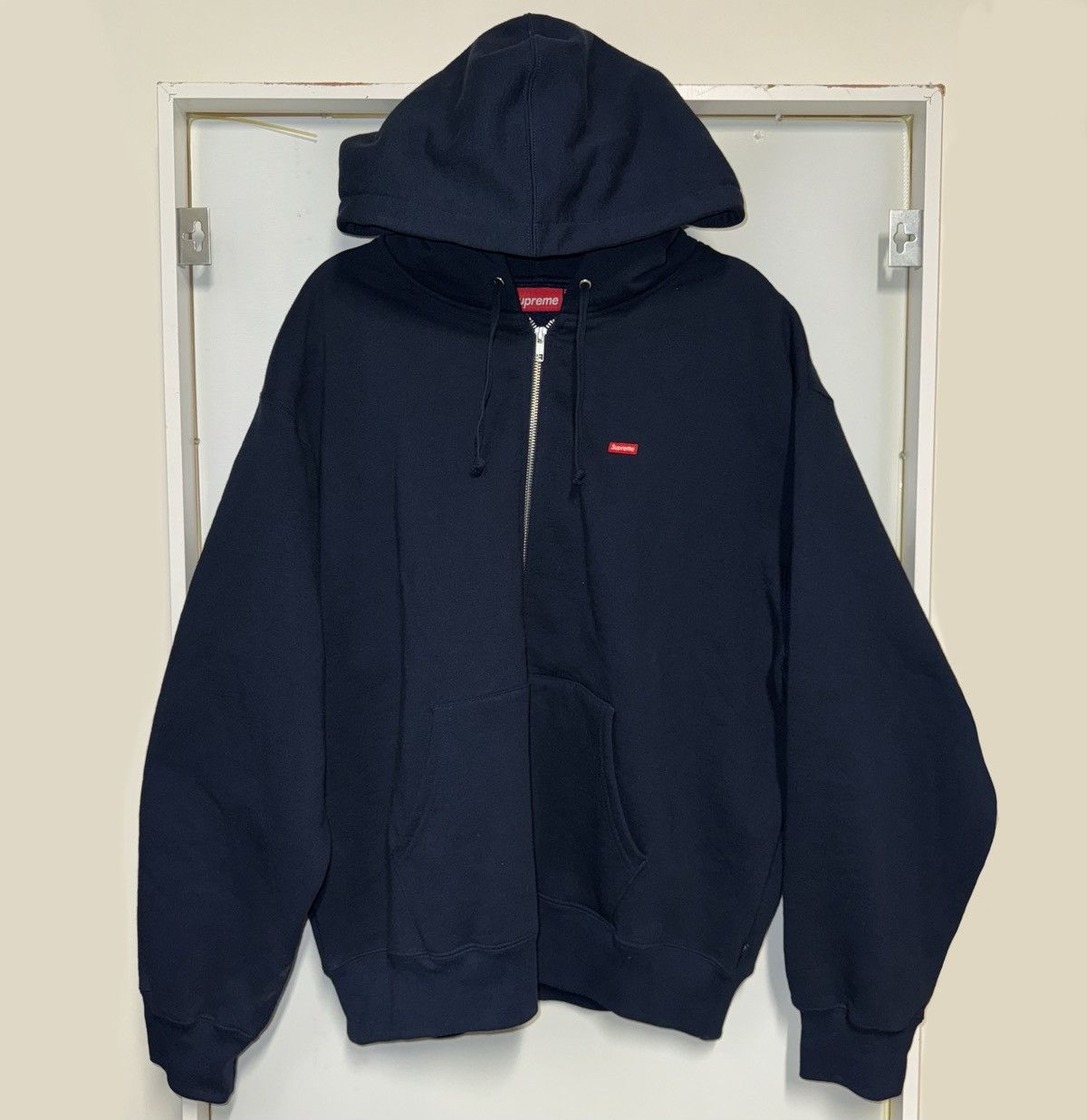 Supreme Small Box Logo Zip Hoodie | Grailed