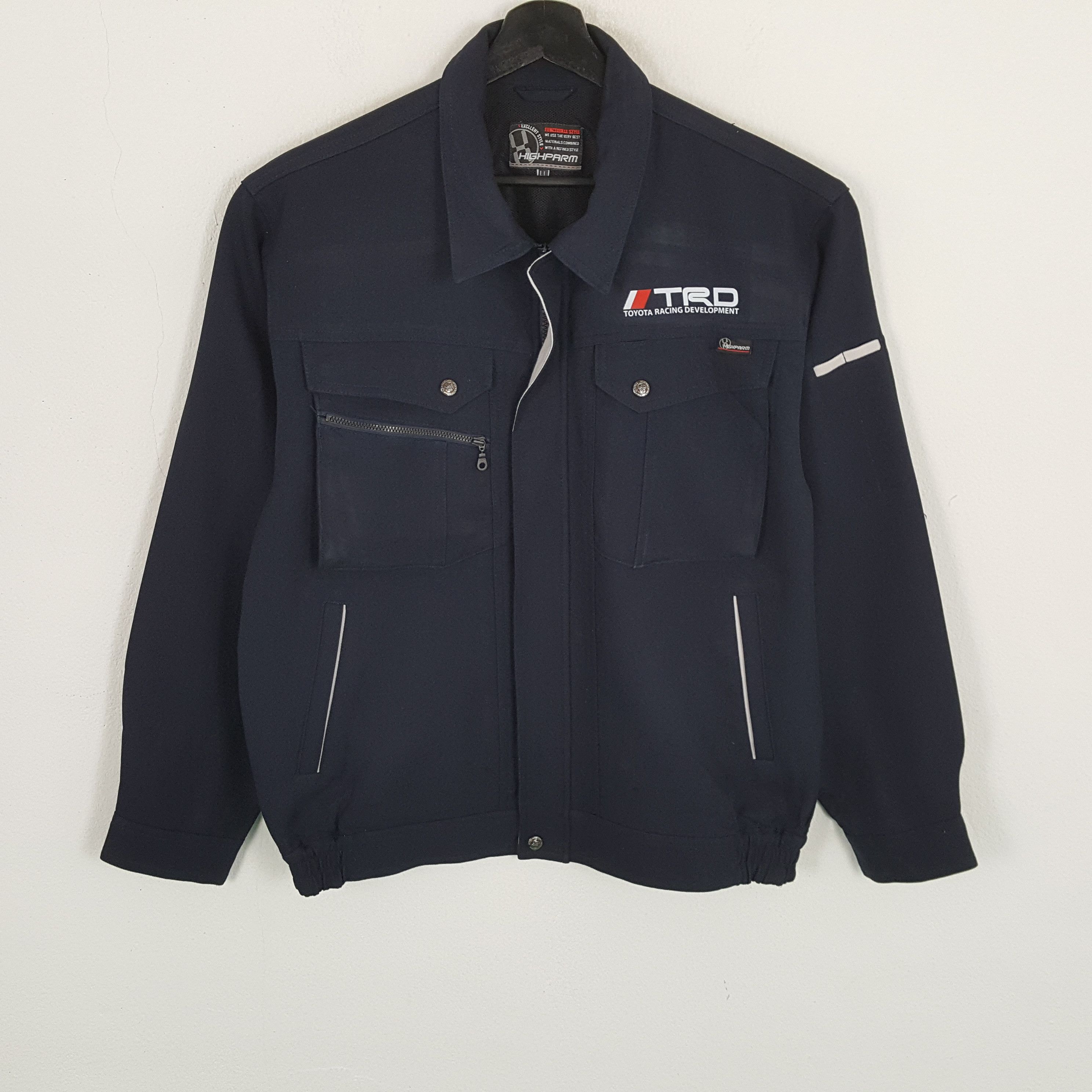 Japanese Brand × Vintage TRD TOYOTA RACING Development Workwear Custom Jacket Size US L / EU 52-54 / 3 - 3 Thumbnail