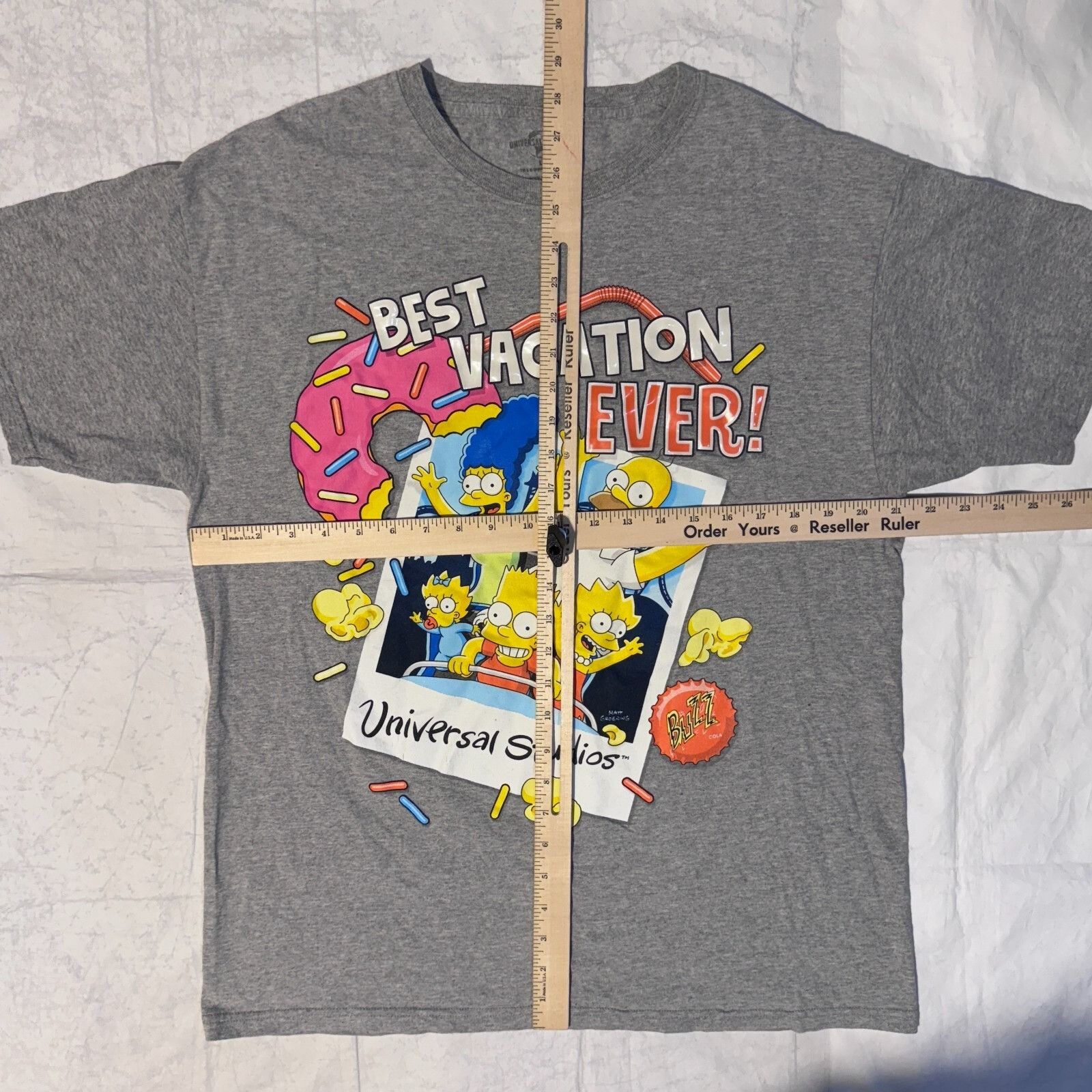 Other Universal Studios The Simpson Best Vacation Ever Homer & Bar Size US L / EU 52-54 / 3 - 4 Thumbnail