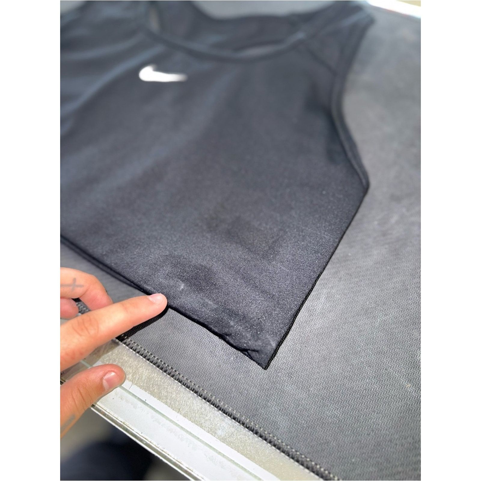 Nike Nike Black Racerback Athletic Tank Sports Bra Size L / US 10 / IT 46 - 4 Thumbnail