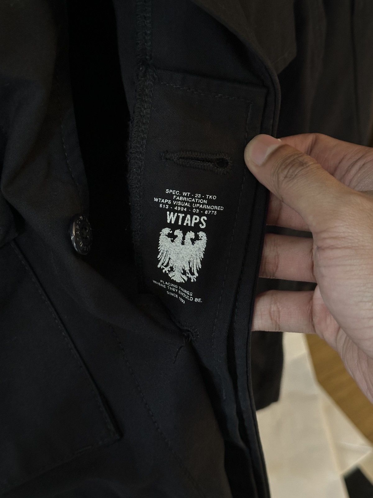 Wtaps WTAPS Jungle L/S Shirt. Nico. Satin "Black" size 1 Size US S / EU 44-46 / 1 - 7 Thumbnail
