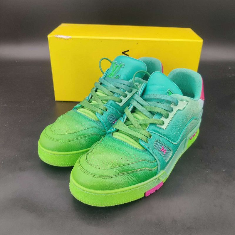 Louis Vuitton Louis Vuitton Trainer Low Top Fashion Sneakers - Size US 8 / EU 41 - 1 Thumbnail