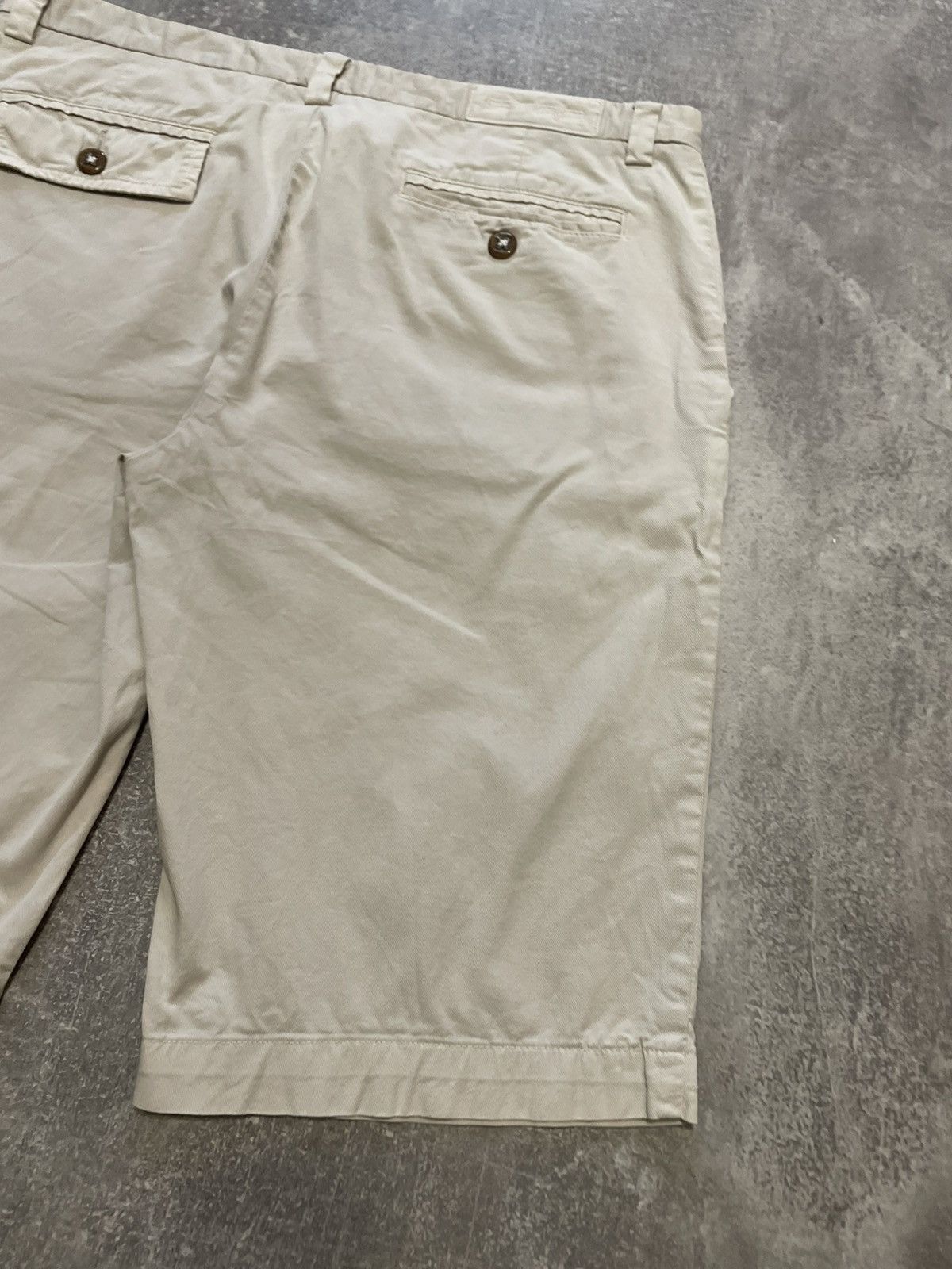 Etro × Vintage Vintage Etro Baige Cotton Shorts Size US 32 / EU 48 - 15 Thumbnail