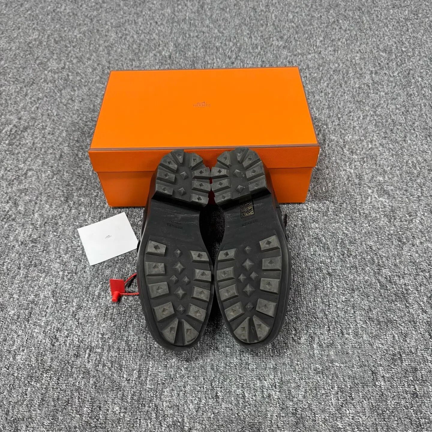 Hermes Hermes Kelly silver buckle; calf leather; Loafers| Size US 6 / IT 36 - 6 Thumbnail