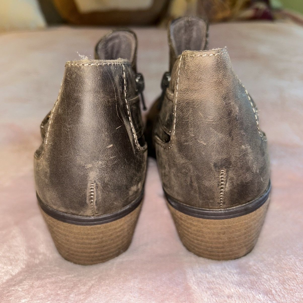 Clarks Clarks Charlten Grace brown leather booties 8.5 Size US 8.5 / IT 38.5 - 5 Thumbnail