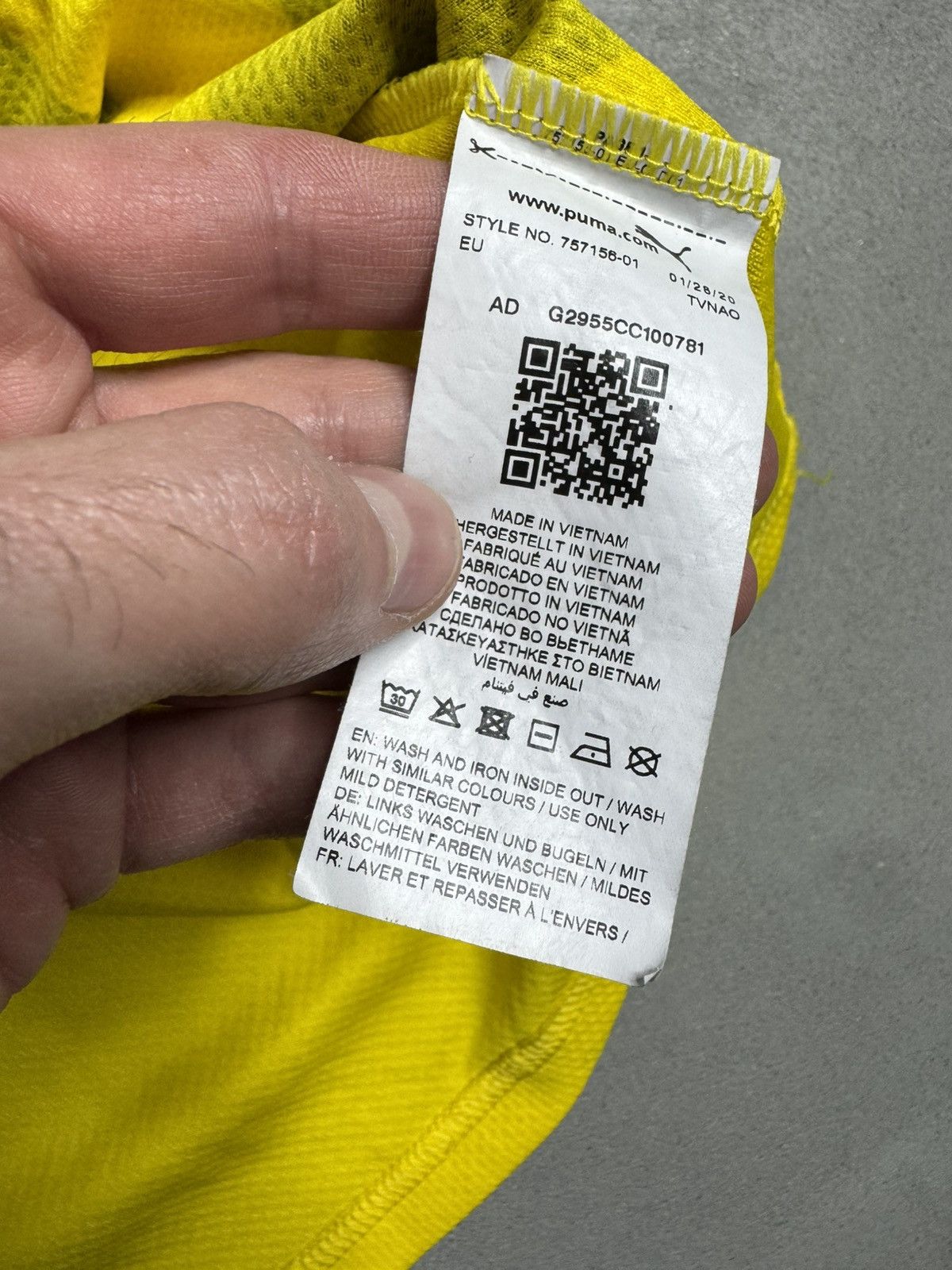 Puma × Vintage Puma Borussia Dortmund Jersey Size US XL / EU 56 / 4 - 4 Thumbnail