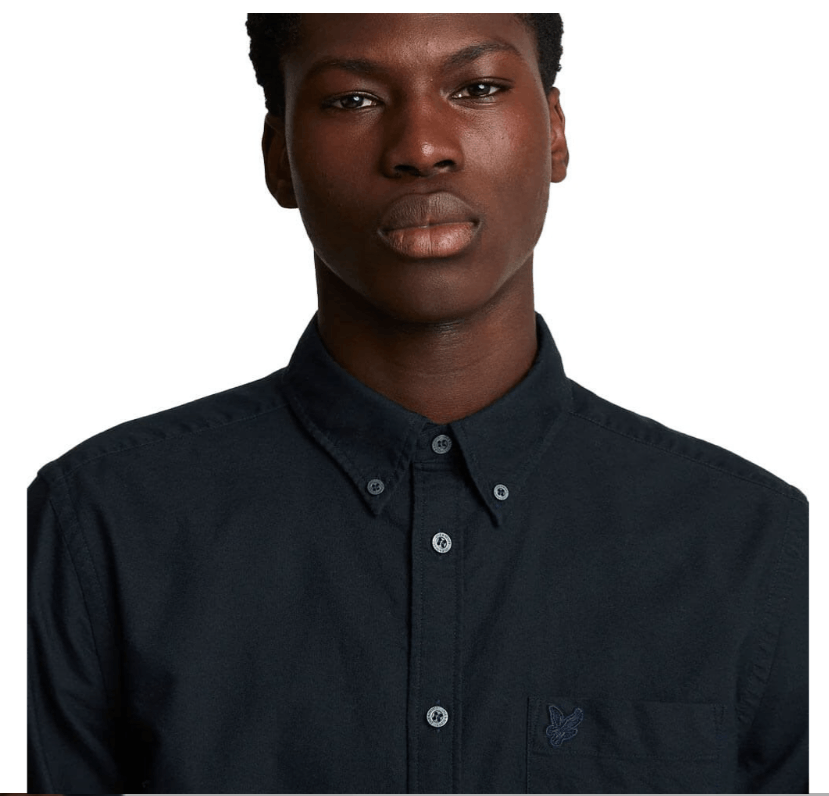Lyle & Scott LYLE & SCOTT TONAL EAGLE PLAIN OXFORD SHIRT-M Size US M / EU 48-50 / 2 - 5 Thumbnail