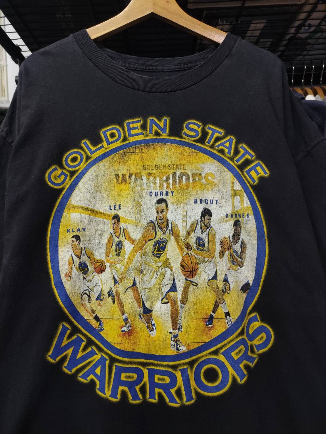 NBA Rare! Vtg Golden State Warriors Stephen Curry Team Promo Size US XL / EU 56 / 4 - 1 Thumbnail