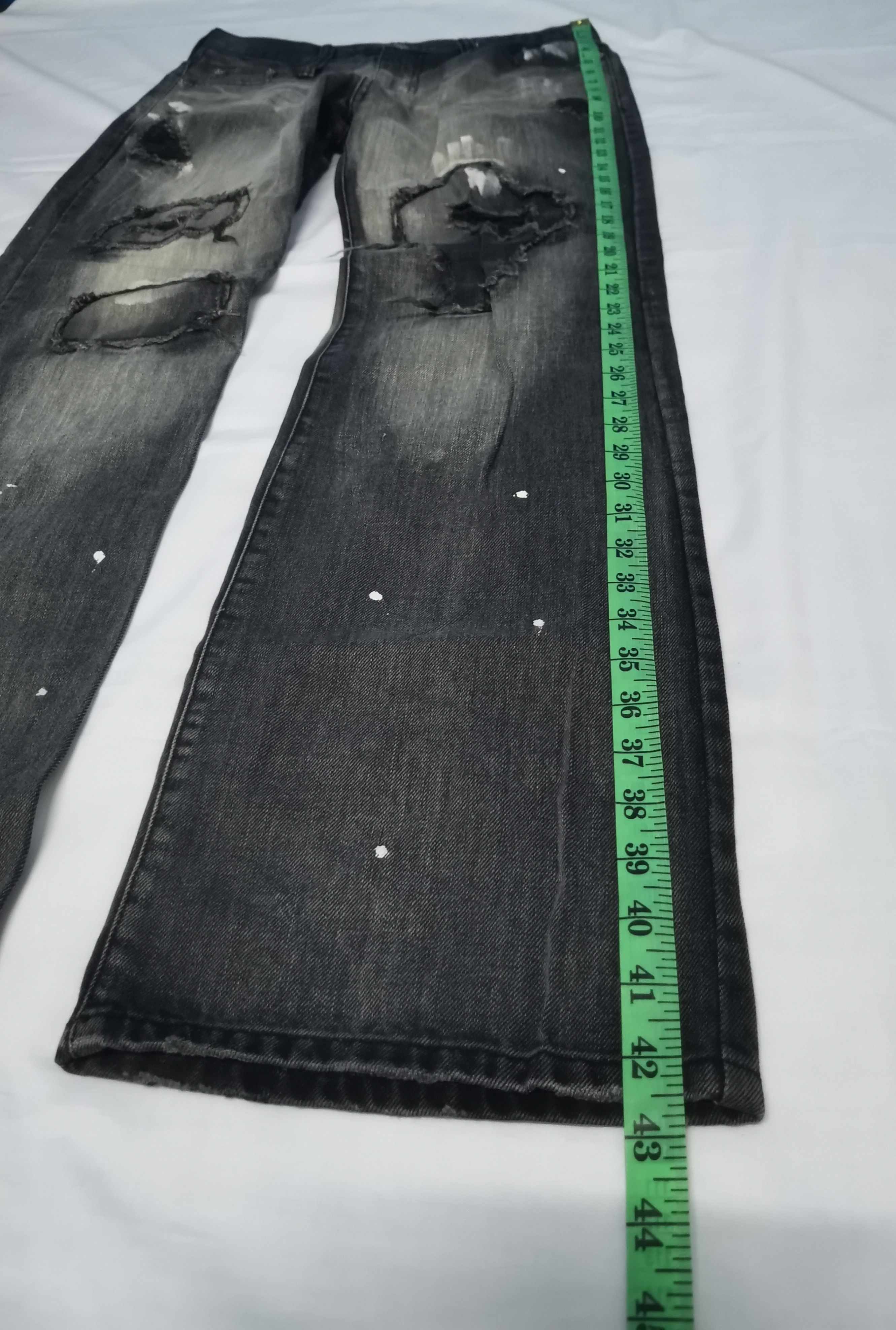 If Six Was Nine RARE Semantic Design Distressed Denim Jeans Paint Undercover Size US 32 / EU 48 - 12 Thumbnail
