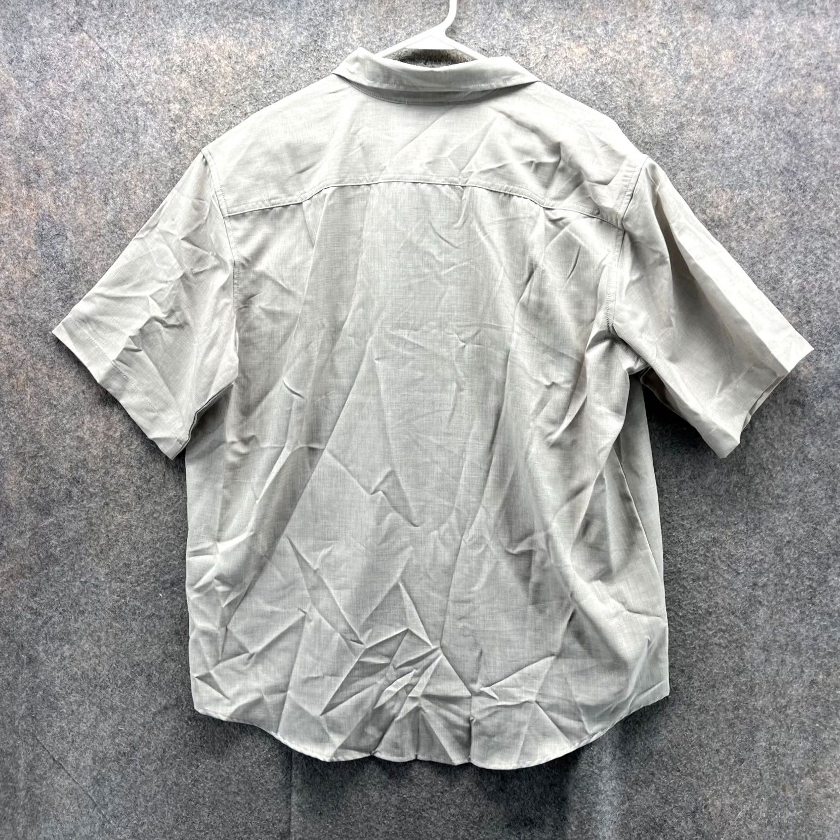 Orvis VINTAGE Orvis Shirt Mens XL Beige Button-Down Short Sleeve Casual Classic 50 in Chest Conference/Workwear Size US XL / EU 56 / 4 - 2 Thumbnail