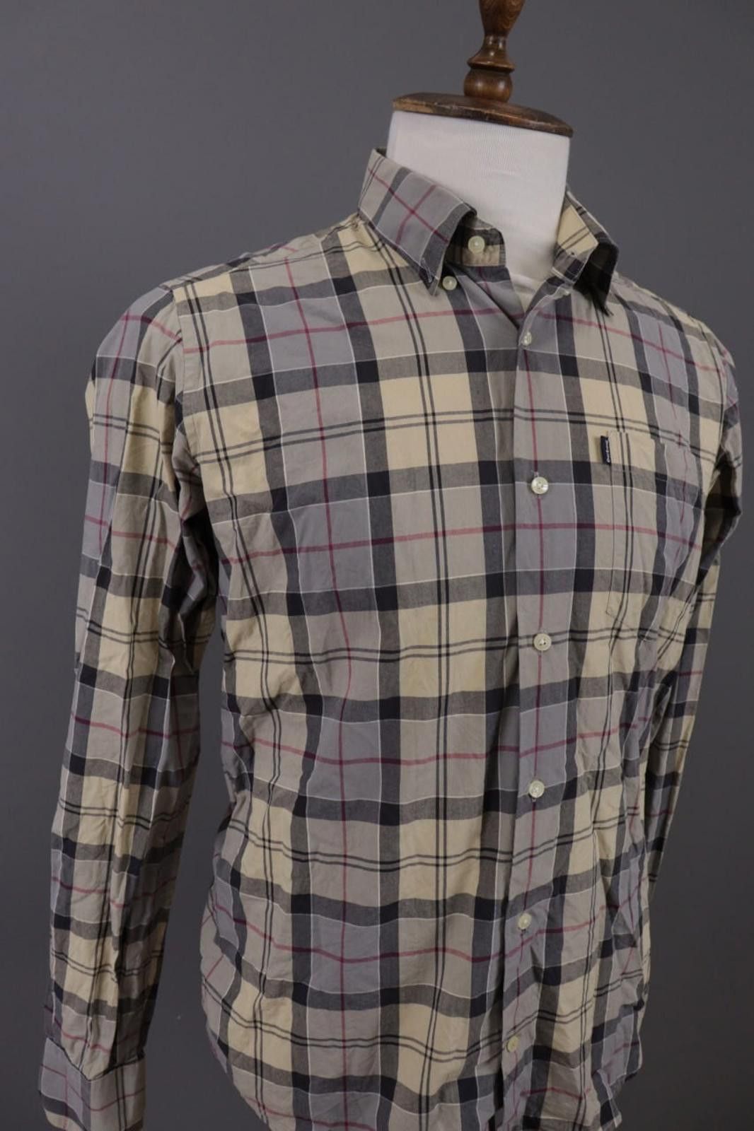 Barbour Barbour Herbert Tailored Fit Tartan Button Down Shirt Size M Size US L / EU 52-54 / 3 - 6 Thumbnail