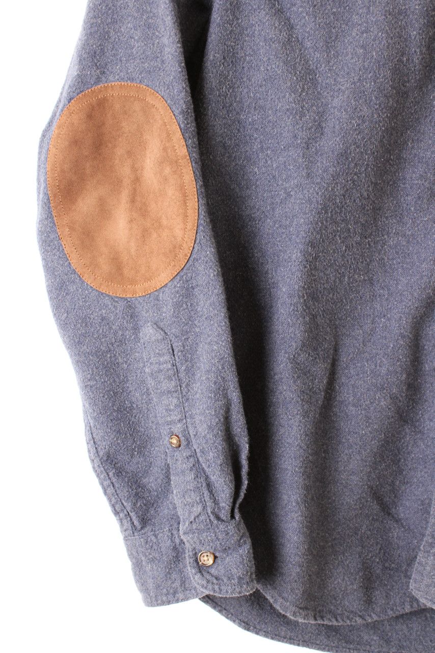 J.Crew Jcrew Wool/Cotton Flannel Shirt Blue Medium Size US M / EU 48-50 / 2 - 5 Thumbnail