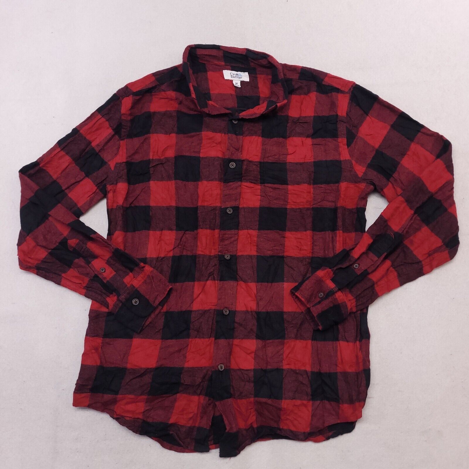 Croft & Barrow Croft & Barrow Buffalo Check Flannel Shirt Mens Size M Red Size US M / EU 48-50 / 2 - 2 Thumbnail